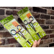 LIONS 獅王 鍍鈦脫鈎鉗 止血鉗，防鏽耐用，人體工學設計，釣魚必備工具, 1個, 12.5cm