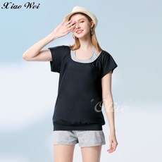小薇的店 MIT沙兒斯品牌[古典風幾何圖騰]流行大女短袖三件式泳裝特價1180元NO.B932308(M-5L), 2L