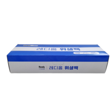 한장씩 뽑아 쓰는 레디홈 두꺼운 일회용 비닐봉투 위생백 100매, 1개, 100개입, 대(L)