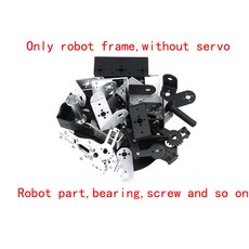 기계식 DIY UNO/ 6 매니퓰레이터 암 프로그래밍 합금 DOF 용 32 로봇 클램프 KI ARDUINO MG996 키트 금속 클로 가능한, Only robot frame