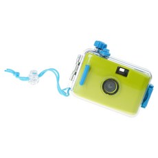 소년용 크리에이티브 인스 선물용 스트랩이 달린 방수 일회용 카메라, Green