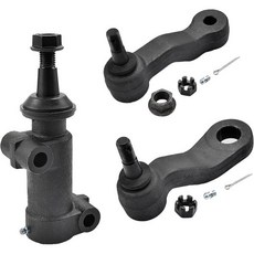 캐딜락 에스컬레이드 ESV EXT 쉐보레 애벌런치 익스프레스 실버라도 1500 GMC 시에라 1500용 3개 세트 전면 조향 키트 19992011년 아이들러 암 및 4개 홈 피, 캐딜락 에스컬레이드 ESV EXT 쉐보레 애벌런치 익스