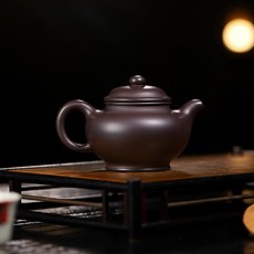 宜興原礦老紫泥手工紫砂壺 掇只壺 270毫升, 1個, 掇只壶270毫升老紫泥