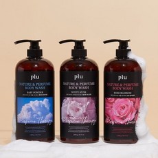 플루 네이처 앤 퍼퓸 바디워시 1000g 3종 중 택1, 베이비파우더1000g