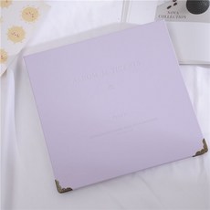 門票收納冊 票據 收納冊 火車票電影票收藏 紀念冊 機票旅遊景點門票演唱會票收集 J1, 紫羅蘭/方款, 1個