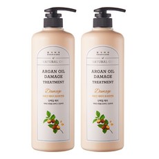 댕기머리 허벌 아르간 트리트먼트, 1L, 2개