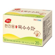 동서 한잔용 옥수수차 20T, 1.5g, 20개입, 1개