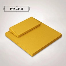 쿠션 방석 부처님 템플스테이 불교용품 사각 가정용 명상기도 불교 사찰, J. 밝은 노란색자수 베벨 포함