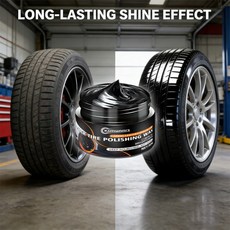 유니버설 타이어 왁스: 스펀지 키트 고무 플라스틱 퇴색 방지 재생
