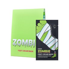 오스킨 좀비 풋 크림 마스크, 1개, 4개입, 16g