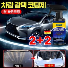 [강력코팅~] 1+1/2+2 독일 자동차 복원 및 왁스 코팅 스프레이 자동차 나노 코팅제 차량 광택코팅제 발수코팅제 유리막코팅제 자동차 물왁스광택코팅제 플라스틱복원제, [2+2개], 4개, 120ml