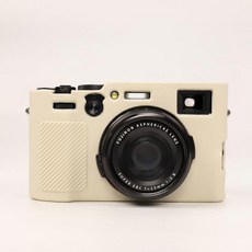 가방 x100vi 미끄럼 스타일 방지 케이스 카메라 커버 X100VI 고무 바디 Fujifilm 보호 실리콘 Litchi Fuji, 09 X100VI Beige, 1개, 09 Beige