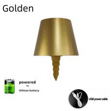 색 터치 스위치 데스크탑 장식 침실 거실 레스토랑에 적용 가능합니다, 2. Golden