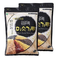 농부마을 블랙미숫가루 900gX2봉-검은콩25% 식사대용, 900g, 2개