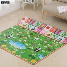 DFMEI 戶外露營野餐墊爬爬墊 防水防潮加厚春遊墊, 【雙面圖案】防潮0.5釐米厚