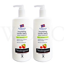 뉴트로지나 노르딕베리 모이스춰라이저 바디로션, 450ml, 2개