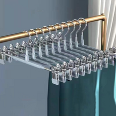 Z3JC 8컬러 고리회전되는 나노코팅 논슬립 고급형 치마 바지걸이, 10개, 그레이