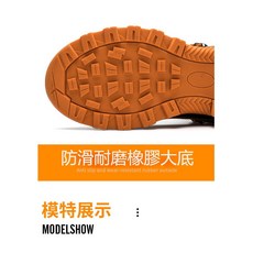 時尚緩震氣墊防砸防刺穿安全工作鞋舒適透氣耐磨防滑多重防護 工作安全首選, G178黃, 1個