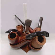 匠斗 煙具 RO-EL 義大利實木煙斗座/煙斗架 (可放四支煙斗及工具) #PR6224, 1個