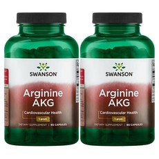 Swanson 斯旺森 精胺酸AKG膠囊, 90顆, 2罐