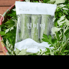 국산 유기농 쑥 현미 가래떡 마을기업싸리재, 100g, 10개