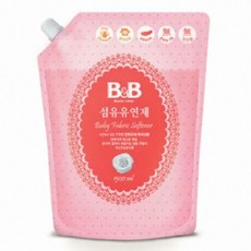 비앤비 섬유유연제 자스민 리필, 1.5L, 6개