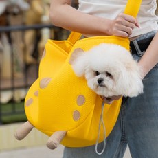 달리발리 펫트래블 그로스 슬링백 애견 강아지 고양이 반려동물 이동 가방, 펫트래블 그로스백 매쉬, 1개