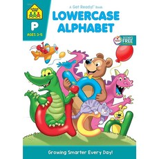 School Zone Lowercase Alphabet Workbook: 32 Pages Preschool Kindergarten ABC's Letters Tracin