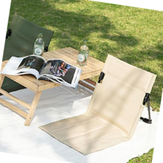 캠핑 캠핑체어 좌식의자, 1개, 카키