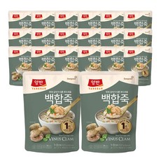 양반 백합죽 파우치, 420g, 20개