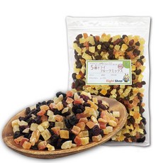 Eight Shop 450g 말린 과일 믹스 중국산 미사용 5종 파인 파파야 멜론 건포도