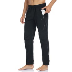 Difos 남성 사이클 팬츠 기모 사이클 타이즈 사이클링 팬츠 패드 없음 사이클웨어 자전거 팬츠 로드 바이크 사이클링 탄력 방한 보온 가을겨울용 반사재 바람막이 M