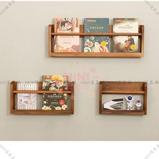 【開發票/統編】免釘安裝兒童書架 無痕牆壁置物架 臥室收納書架 牆上懸掛寶寶書櫃 圓角設計環保材質 無甲醛, 原木色,30 x 10 x 20, 原木色