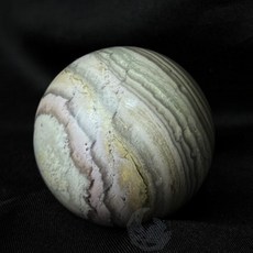 螢石球 5.4cm 絲綢螢石 星球橫紋 絕美自然紋 纏繞感, 1個