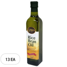 골든필드 100% 현미유, 500ml, 13개