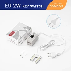 재봉틀 LED 조명 산업용 램프 드릴 프레스 작업대 EU/US 플러그 용 고휘도 자기, 03 EU 10LEDS, [01] EU Plug