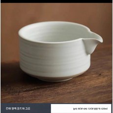다구 차통 차선 다기 말차솔 세트 마차 그릇, A. 월백색 다기 300ml, 단일 옵션, 1개