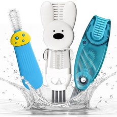 컵 뚜껑 청소 브러시 청소기 3개와 2개가 포함된 다기능 세트 병 빨대 텀블러 여행용 머그캡 휴대용 키트블루, Blue, 1