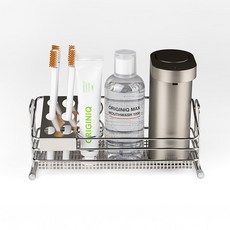 스텐 압연 바스캐디 칫솔 꽂이 면도기 치약 거치대 확장형, 없음, 상세설명 참조, 없음