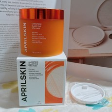 APRILSKIN 胡蘿蔔賦活調理棉片60片裝 溫和去角質 深層滋養保濕, 1個