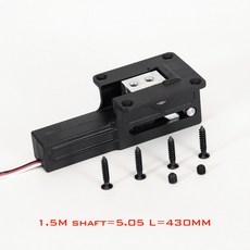 25G 40G 55G 65G 디지털 서보리스 리트렉트 메탈 블록 쿼드 개폐식 랜딩 기어 RC AIRPALNE, 1.5M 4, 1개