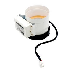 하츠 100파이 125파이 렌지후드 전동 댐퍼 냄새 역류 방지 슬라이드 슬림 침니 통후드, 단순배송상품