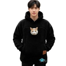 캥거루 후드티 고양이 포켓 주머니 강아지 소형견 후드 산책 외출용 반려동물 남녀공용
