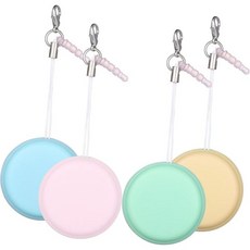 도이툴 4개입 휴대폰 화면 닦이 터치스크린 클리너 전자기기용 장식 펜던트 친구 선물, 도이툴 4개입 휴대폰 화면 닦이 터치스크린 클리너 전자