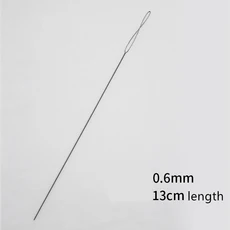 2 개/몫 스테인레스 스틸 큰 눈 구슬 바늘 구슬과 진주에 대 한 쉬운 스레드 문자열 코드 핀 DIY Jewellry 만들기 도구, 0.6mm