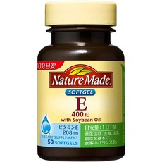 Nature Made 萊萃美 維他命E400IU&大豆油軟膠囊, 50顆, 1罐