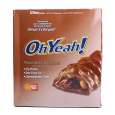 OhYeah! 蛋白質花生醬焦糖棒, 1件, 1.02公斤