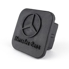 保護蓋桃園出貨美式拖車方口底座蓋通用拖車鉤個性防塵蓋橡膠堵塞拖車槓保護蓋kwoyu, 1個, 奔馳-方口蓋-不帶圈