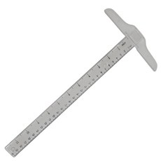 30자 티자형자 30cm 투명 측정 휴대용 플라스틱 직자