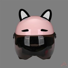 올데이픽 헬멧용 고양이 귀 캣이어, 핑크